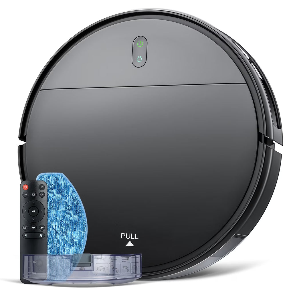 Robot Vacuum and Mop 4000Pa Robotic Vacuum Cleaner with APP for Hard Floor
